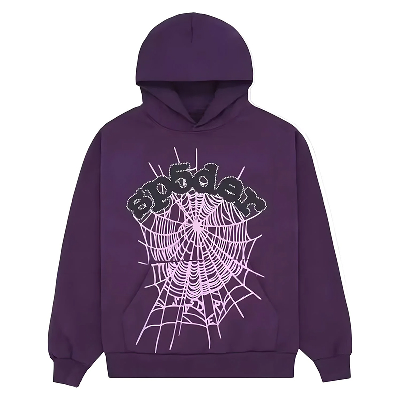 (image for) Sp5der Web Hoodie (Purple）